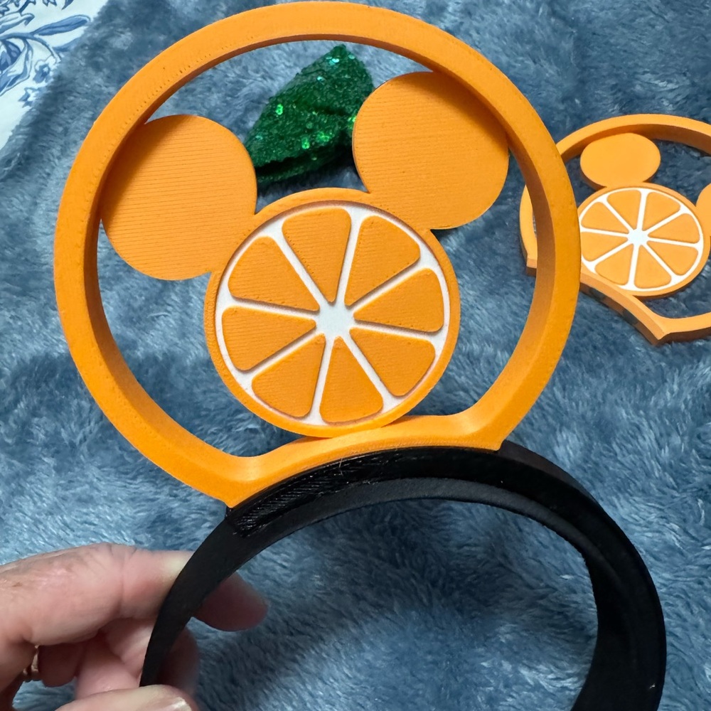 Our Universe Disney Citrus Minnie Crossbody Bag + Custom 3D Ears | BoxLunch EXC - Picture 6 of 8
